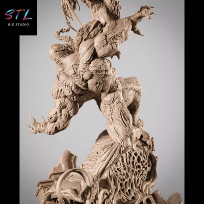 imprimir 3d venom vs carnage stl figura marvel