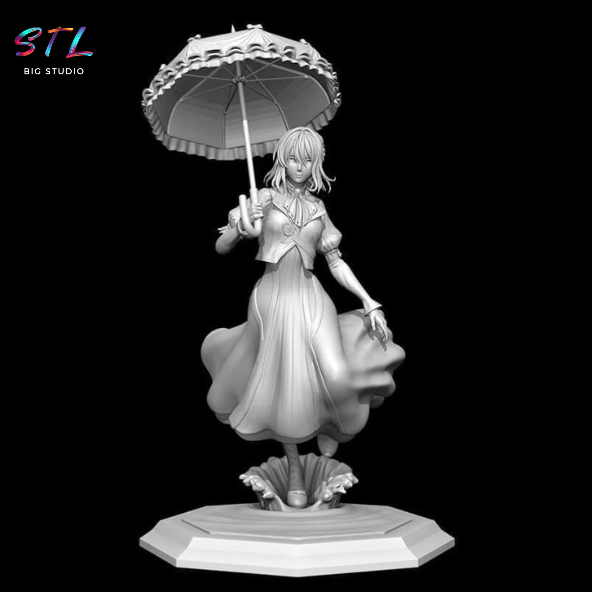 imprimir 3d violet evergarden stl diorama imprimir 3d violet evergarden stl diorama