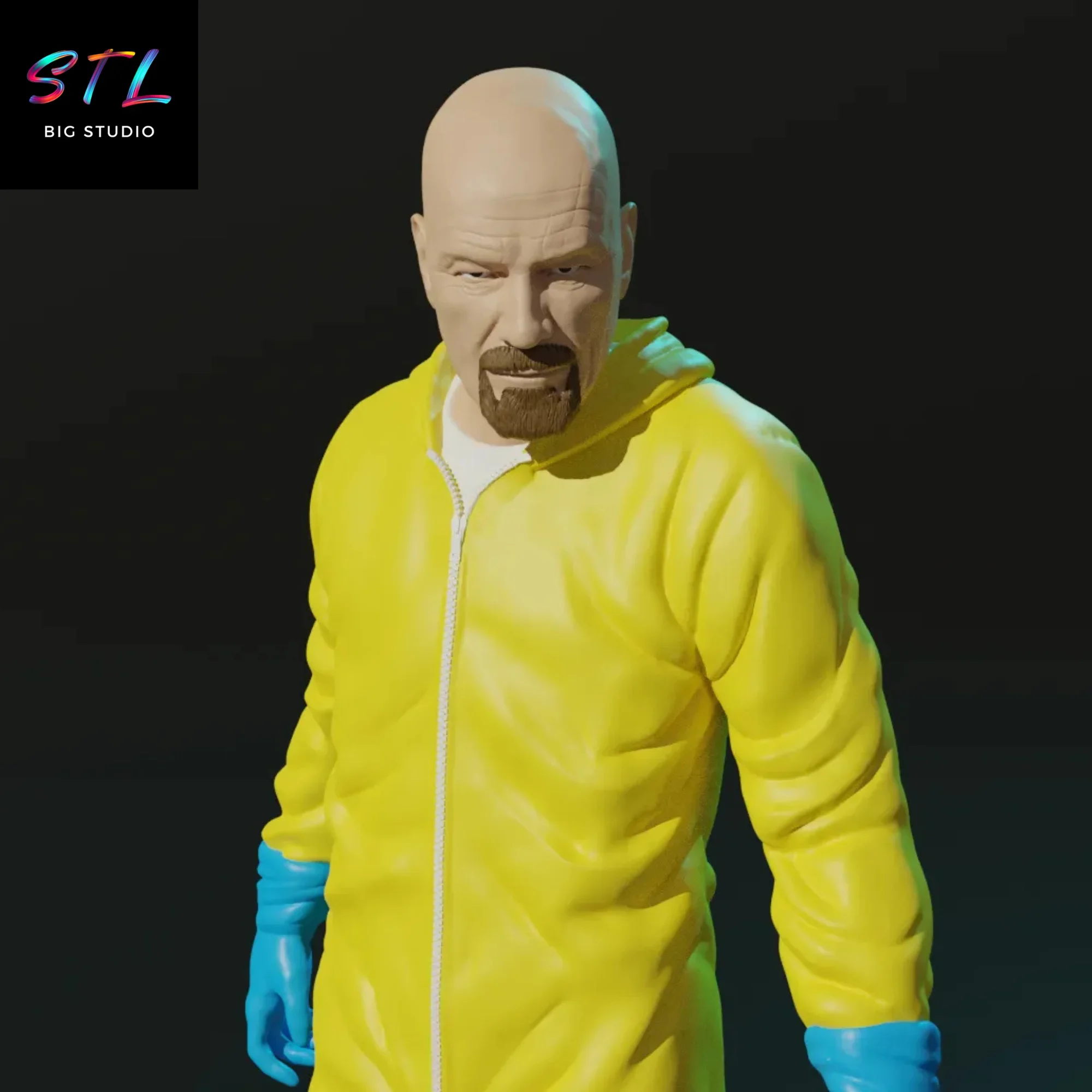 imprimir 3d walter white stl breaking bad figura imprimir 3d walter white stl breaking bad figura