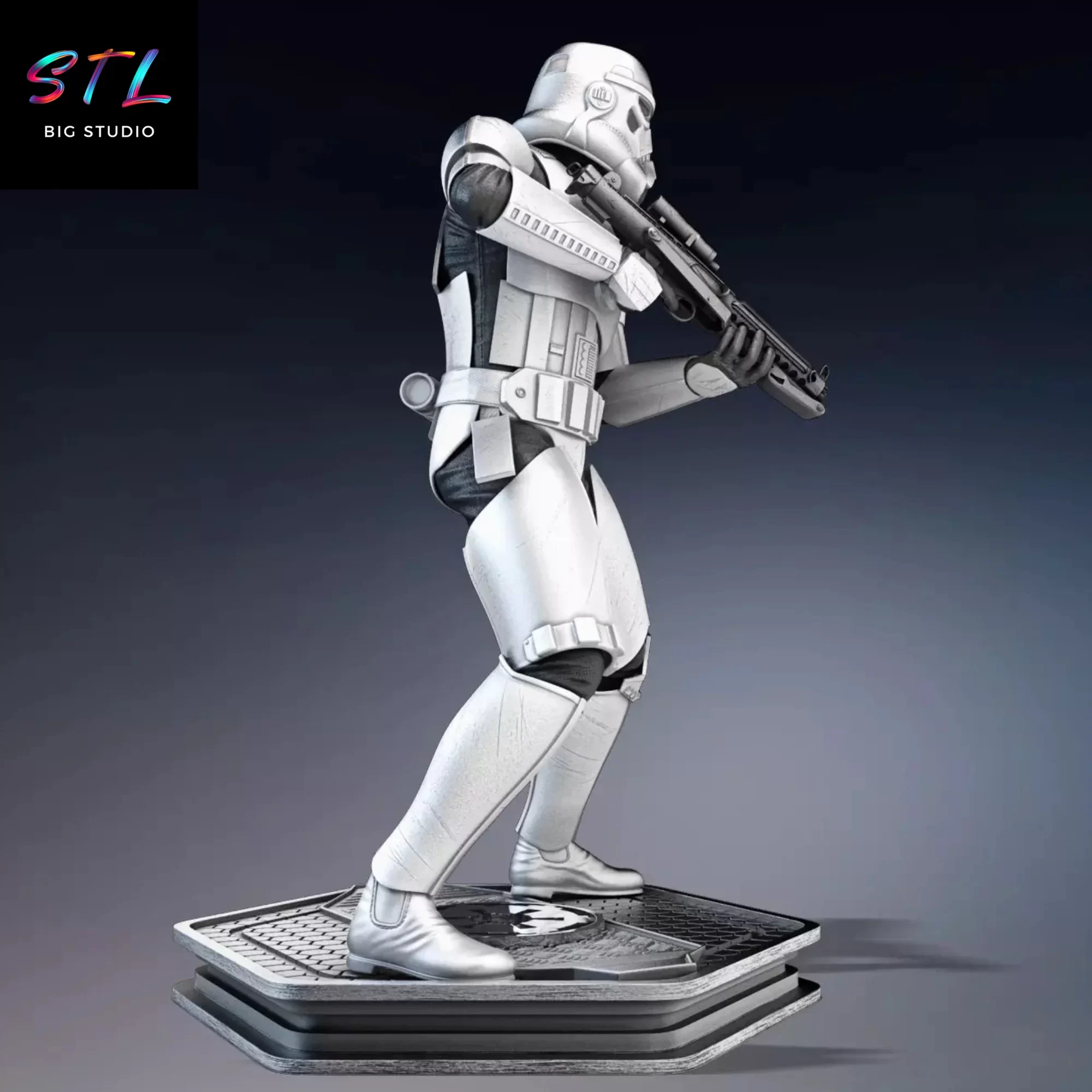 imprimir en 3D figura star wars stl stormtrooper imprimir en 3D figura star wars stl stormtrooper