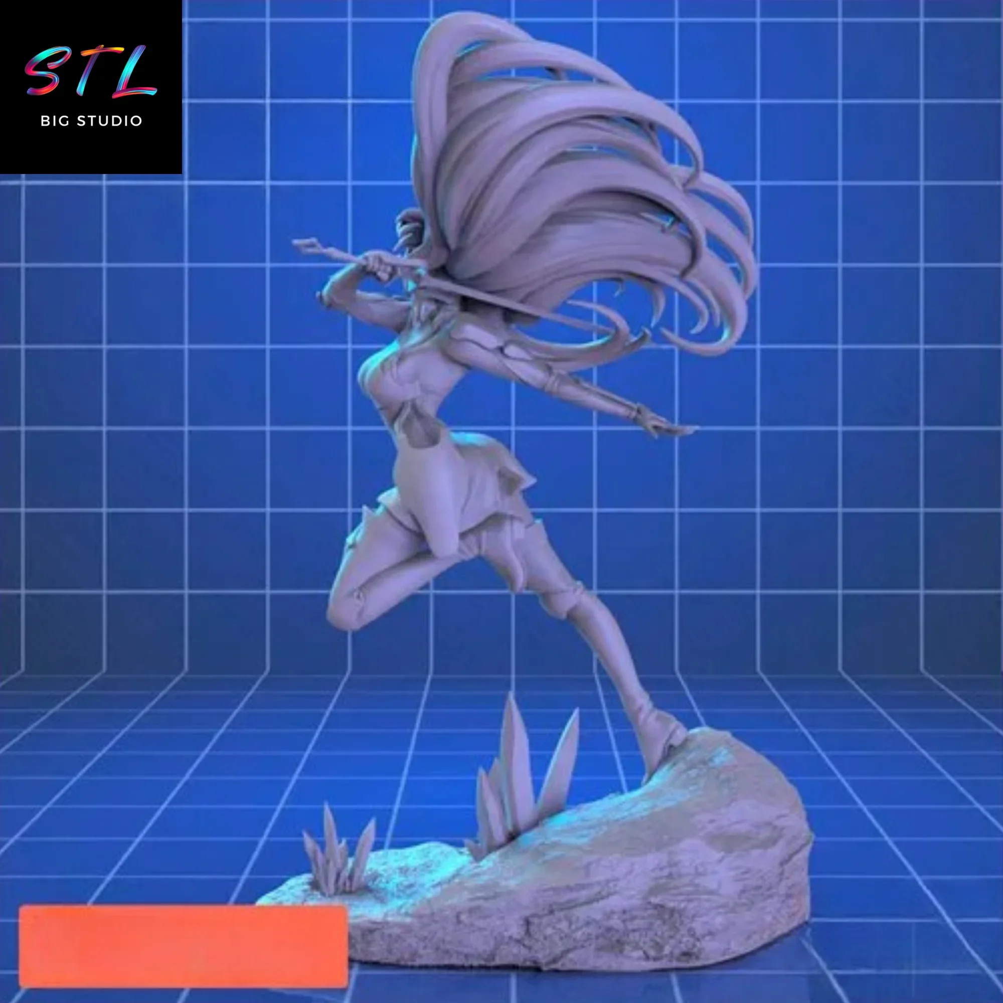 imprimir en 3d ais wallenstein stl figura danmachi imprimir en 3d ais wallenstein stl figura danmachi