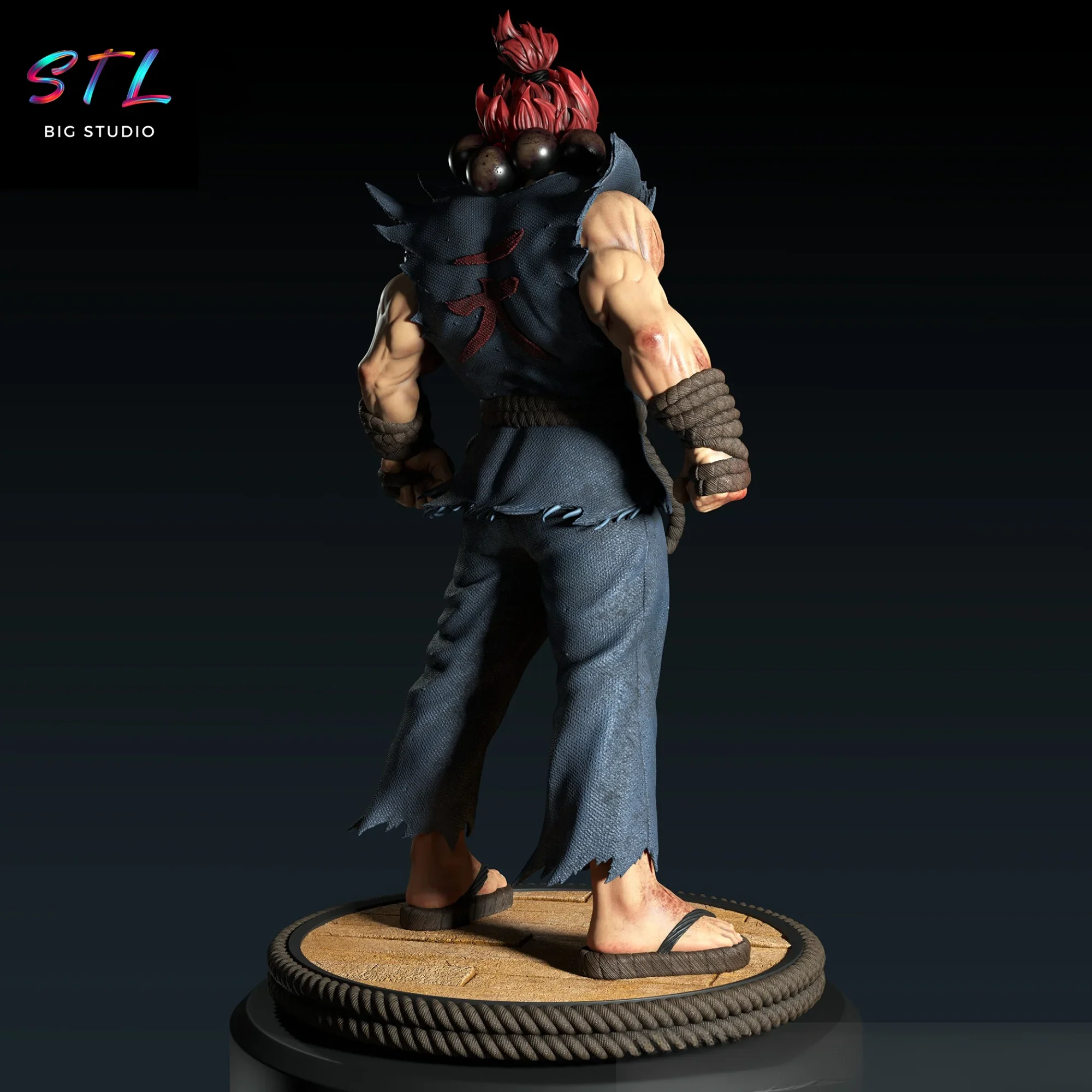 imprimir en 3d akuma stl figura street fighter imprimir en 3d akuma stl figura street fighter