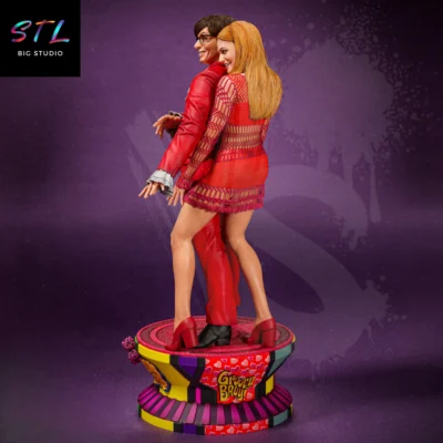 imprimir en 3d austin powers stl diorama