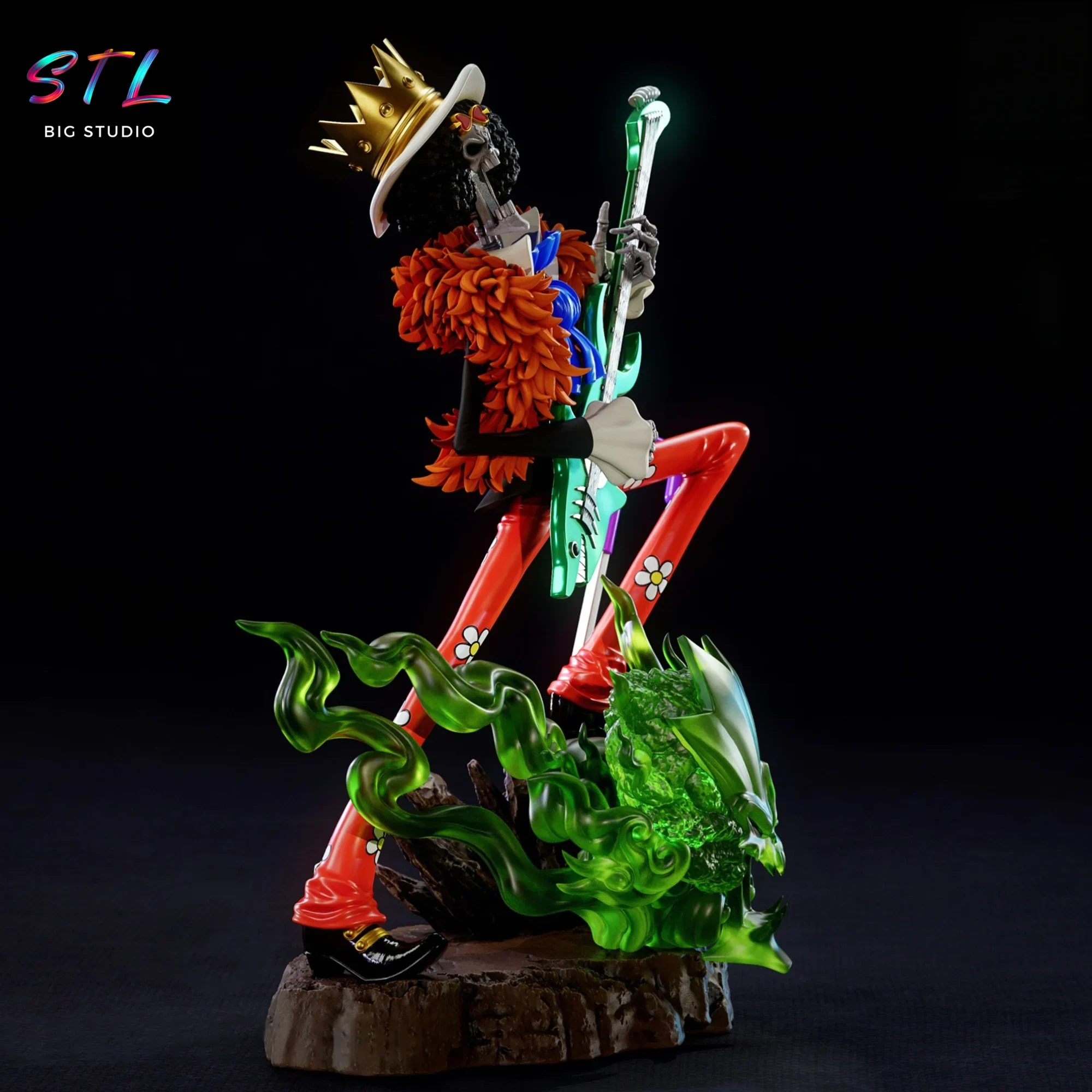 imprimir en 3d brook soul king stl figura one piece imprimir en 3d brook soul king stl figura one piece