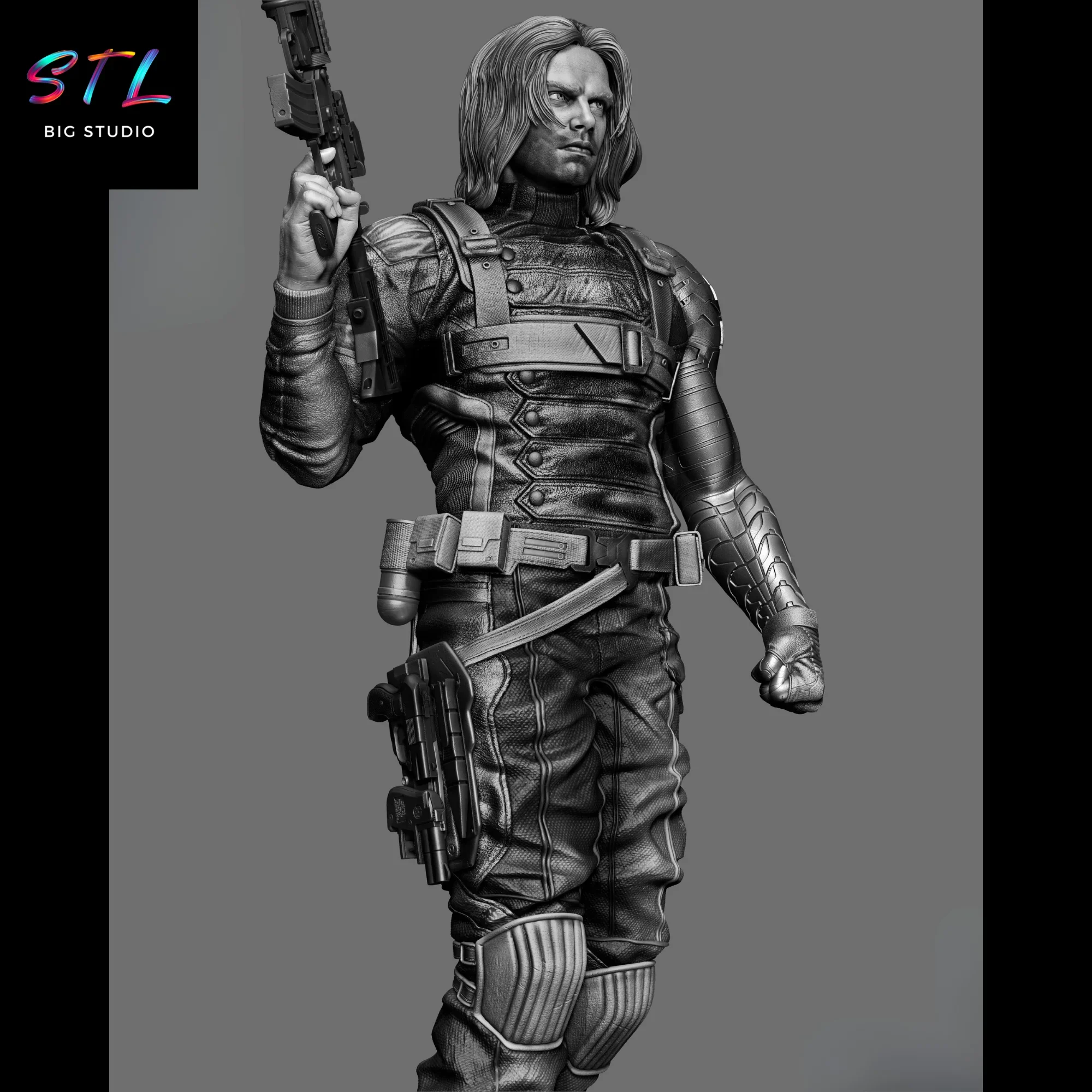 imprimir en 3d bucky barnes stl winter soldier marvel imprimir en 3d bucky barnes stl winter soldier marvel