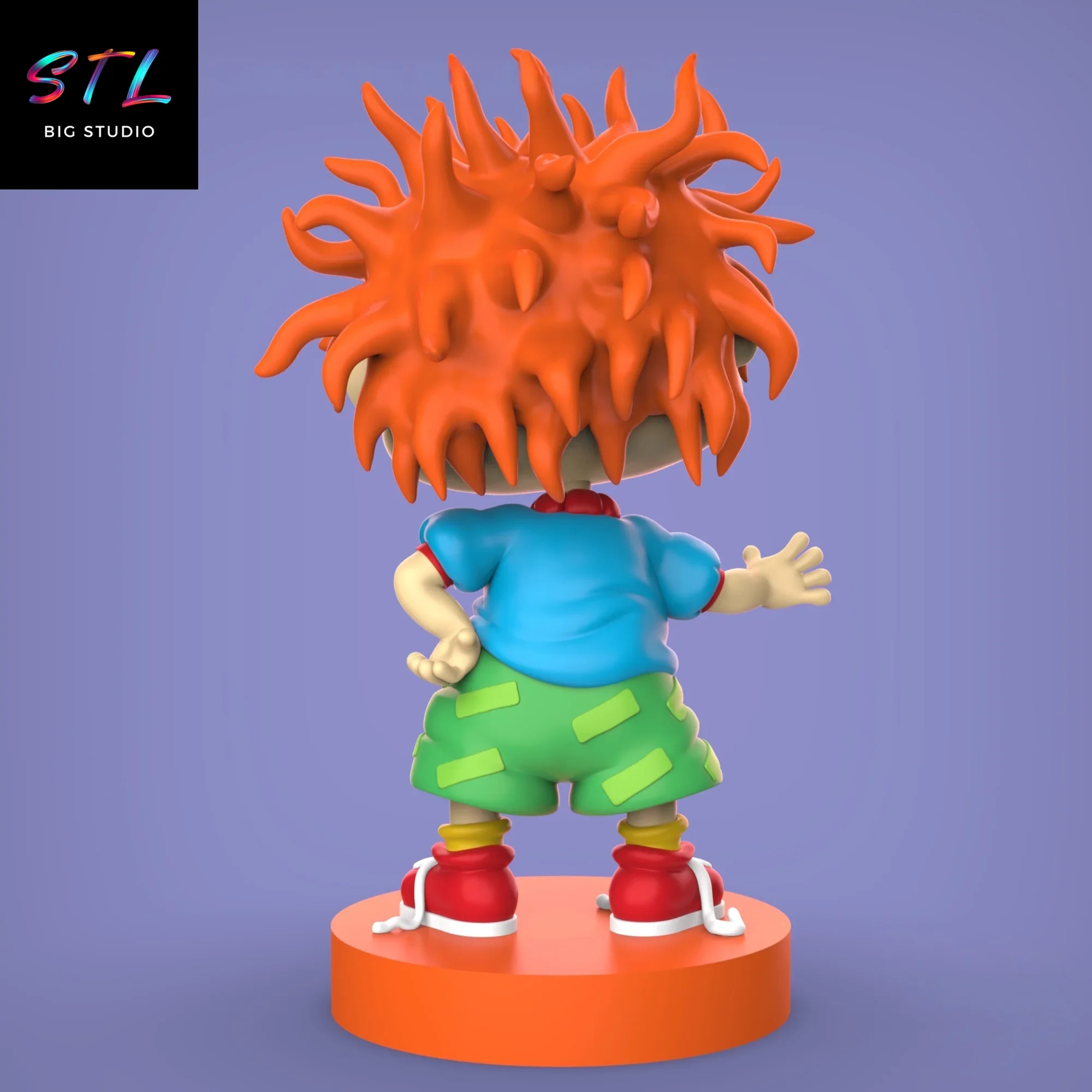 imprimir en 3d carlitos stl figura rugrats imprimir en 3d carlitos stl figura rugrats