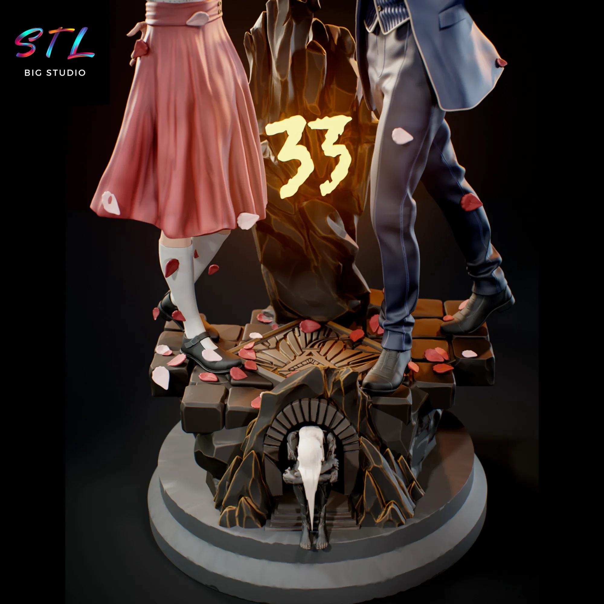imprimir en 3d clair obscur stl expedition 33 figura maelle y verso imprimir en 3d clair obscur stl expedition 33 figura maelle y verso