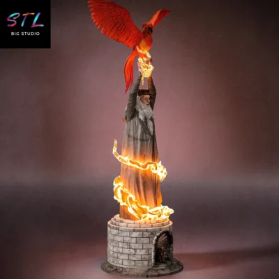 imprimir en 3d dumbledore stl figura harry potter