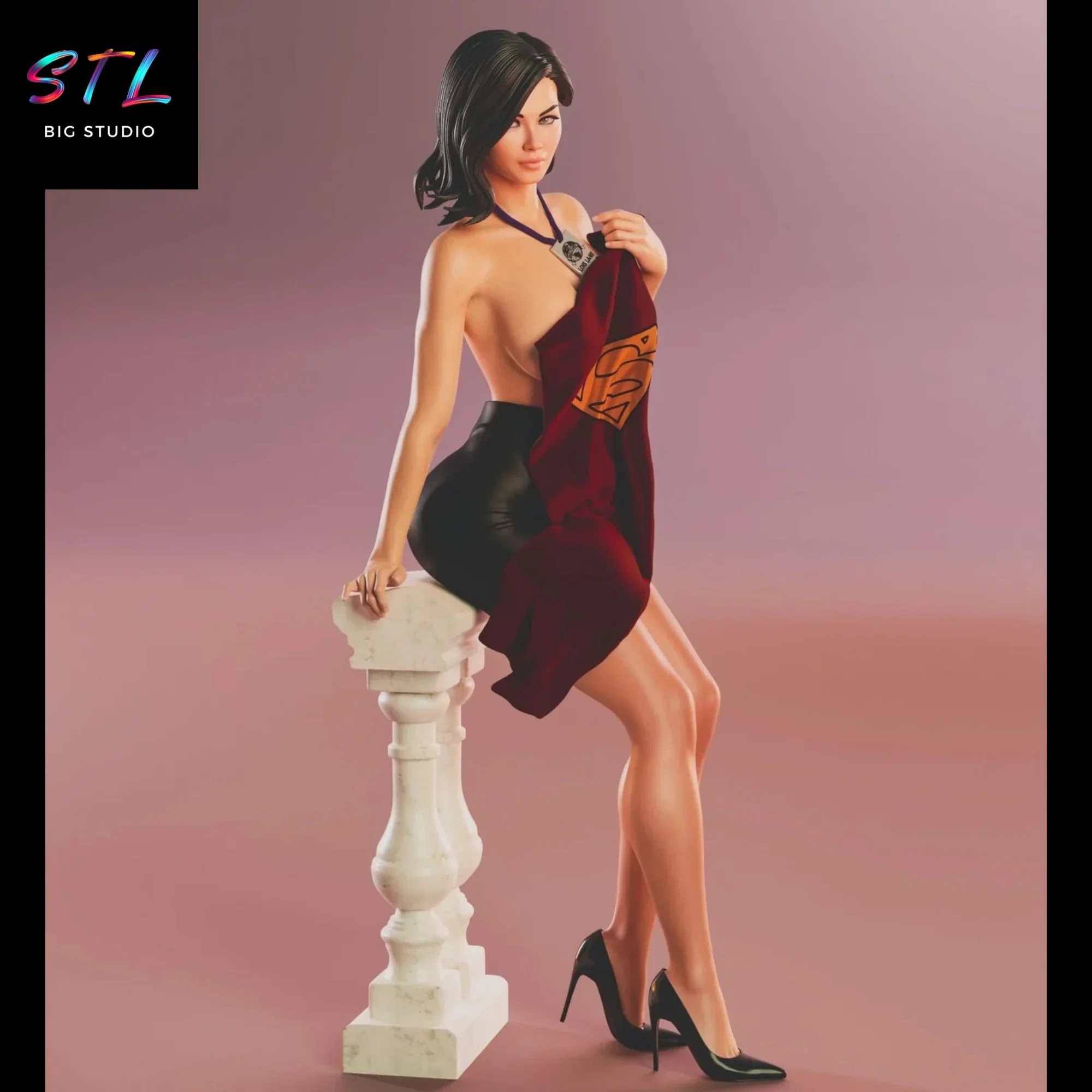 imprimir en 3d lois lane stl figura dc imprimir en 3d lois lane stl figura dc