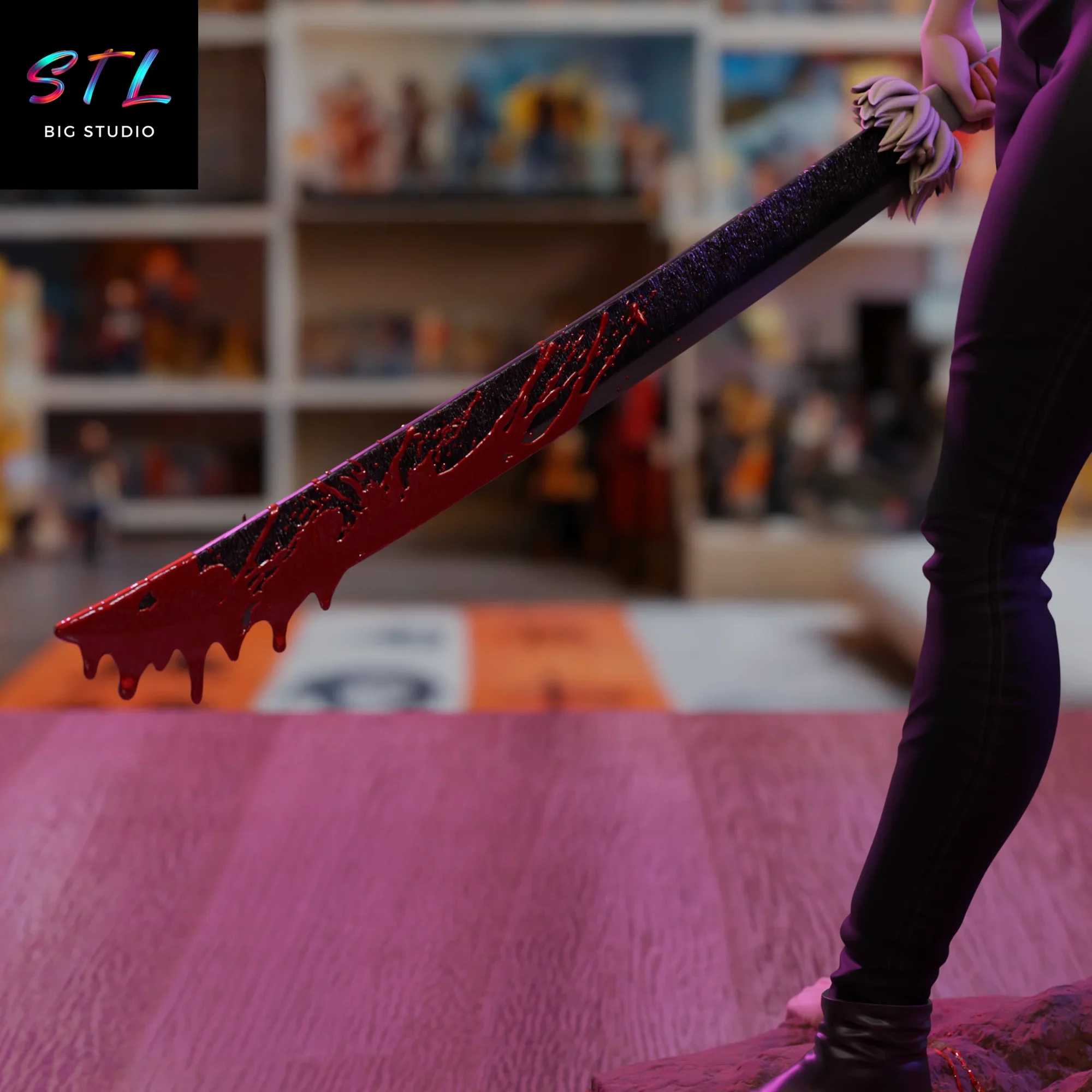 imprimir en 3d maki zenin stl jujutsu kaisen imprimir en 3d maki zenin stl jujutsu kaisen