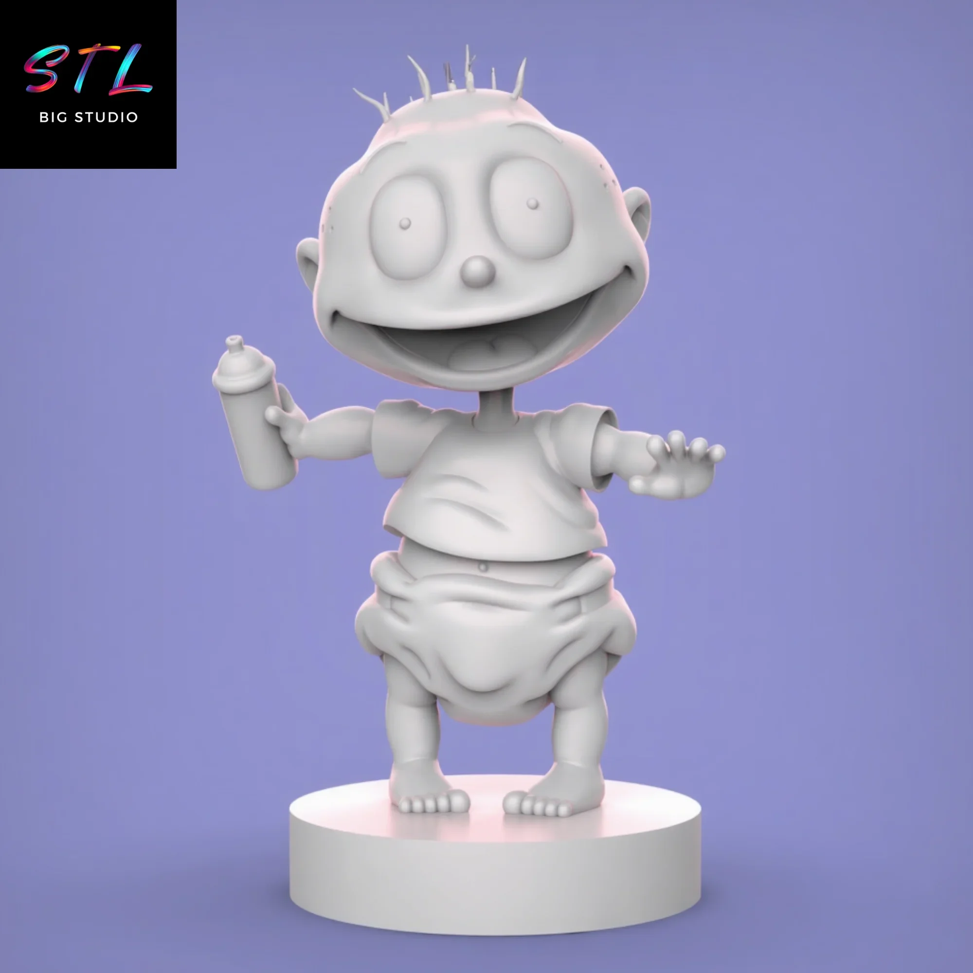 imprimir en 3d tommy pickles stl figura rugrats imprimir en 3d tommy pickles stl figura rugrats