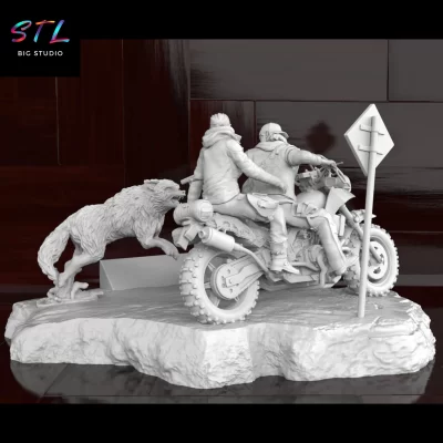 imrpimir en 3d figura days gone stl diorama