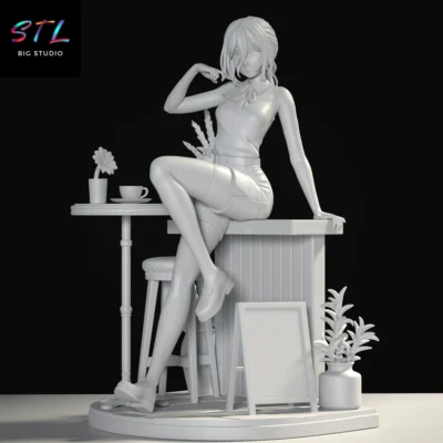 imprimir en 3d reze stl chainsaw man