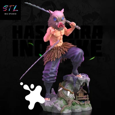 inosuke hashibira stl impresion 3d demon slayer