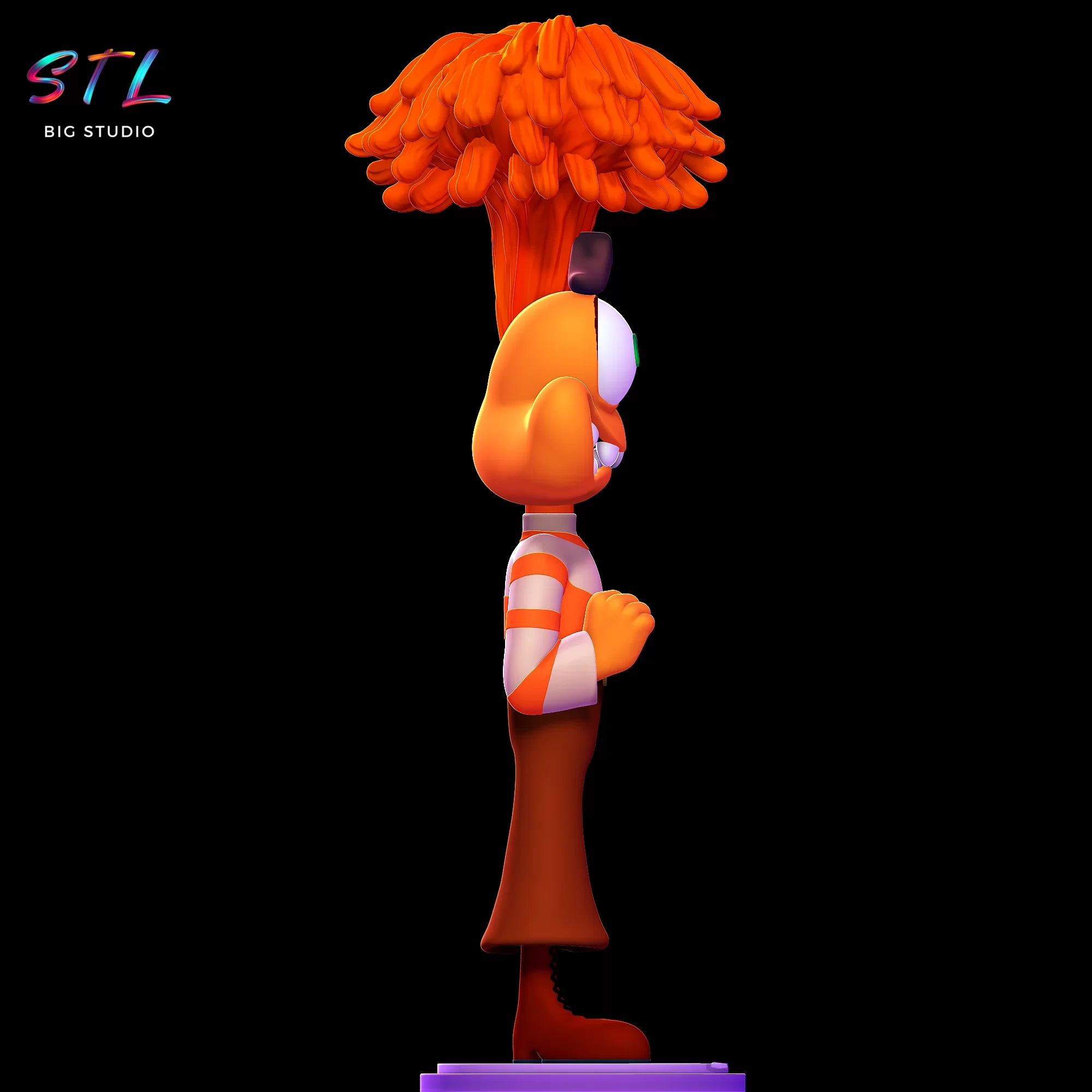 inside out stl anxiety figura impresion 3d inside out stl anxiety figura impresion 3d