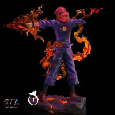 itadori sukuna stl impresion 3d figura jujutsu kaisen