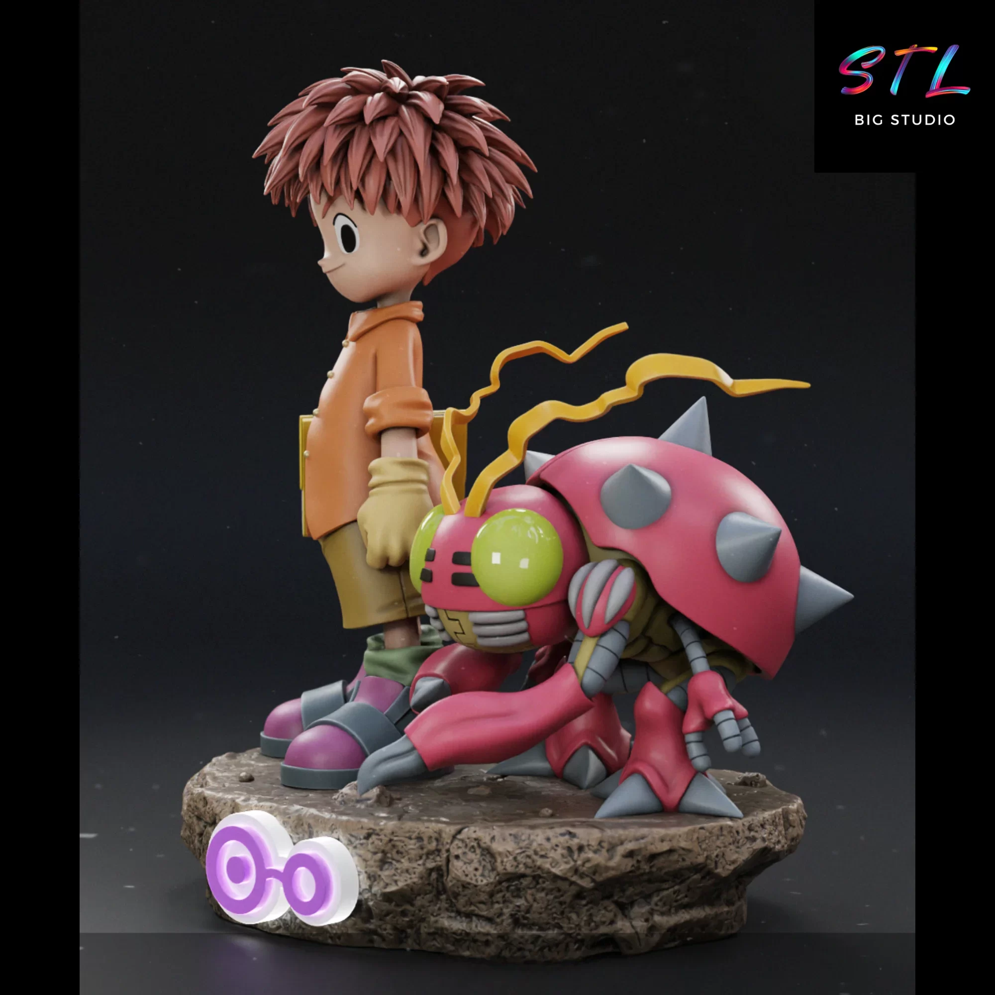 izzy tentomon stl diorama digimon izzy tentomon stl diorama digimon