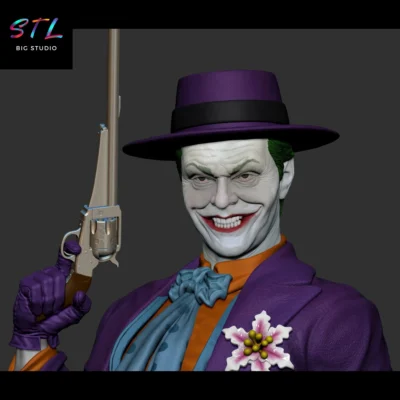 jack nicholson stl joker batman impresion 3d