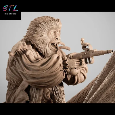 jack sparrow vs capitan barbossa stl impresion 3d diorama piratas del caribe
