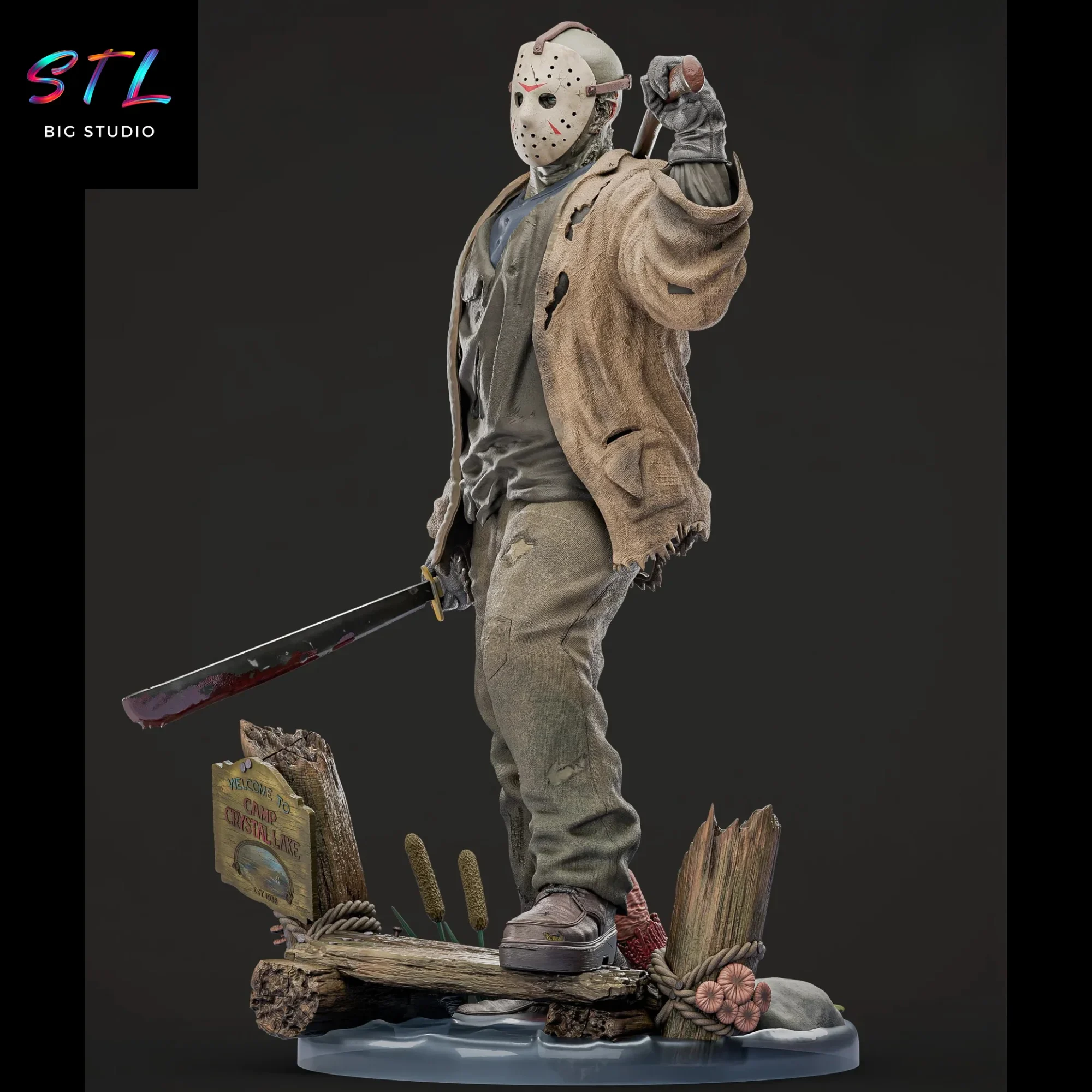 jason stl figura viernes 13 impresion 3d pelicula jason stl figura viernes 13 impresion 3d pelicula