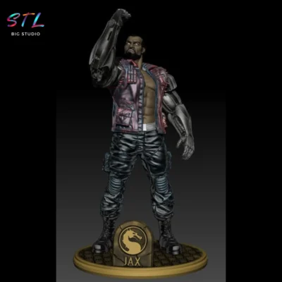 jax stl mortal kombat impresion 3d figura