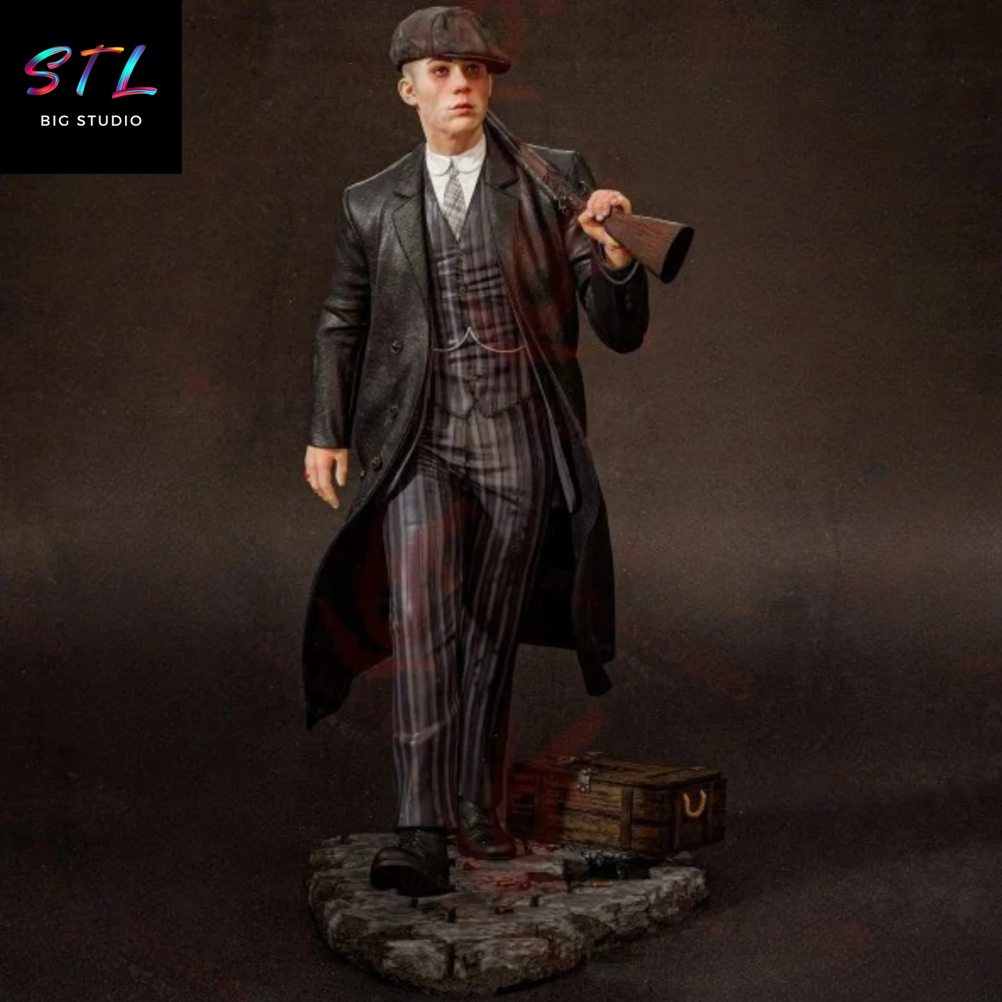 john shelby stl peaky blinders para impresion 3d