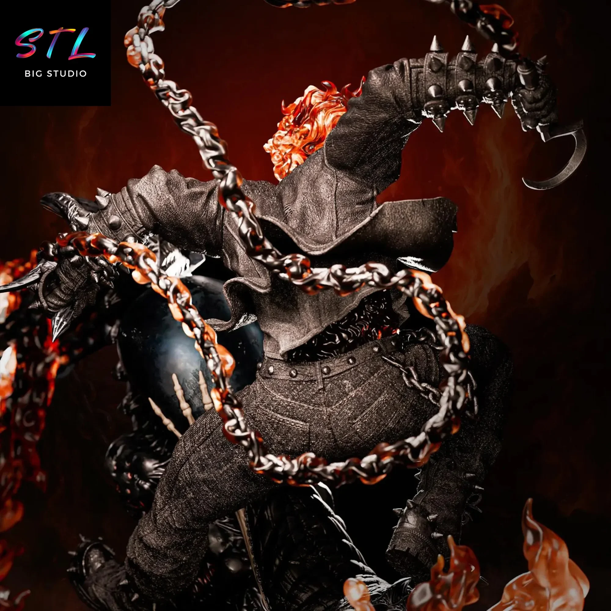 johnny blaze stl ghost raider para impresion 3d johnny blaze stl ghost raider para impresion 3d