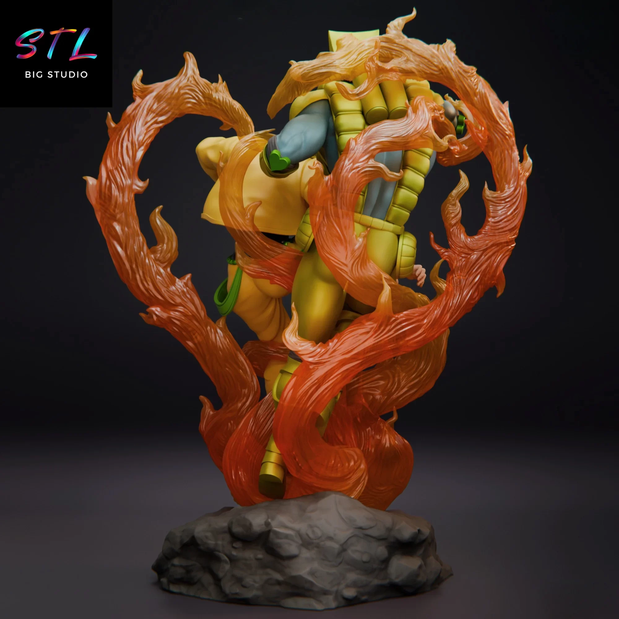 jojo's bizarre adventure stl dio brando diorama impresion 3d jojo's bizarre adventure stl dio brando diorama impresion 3d