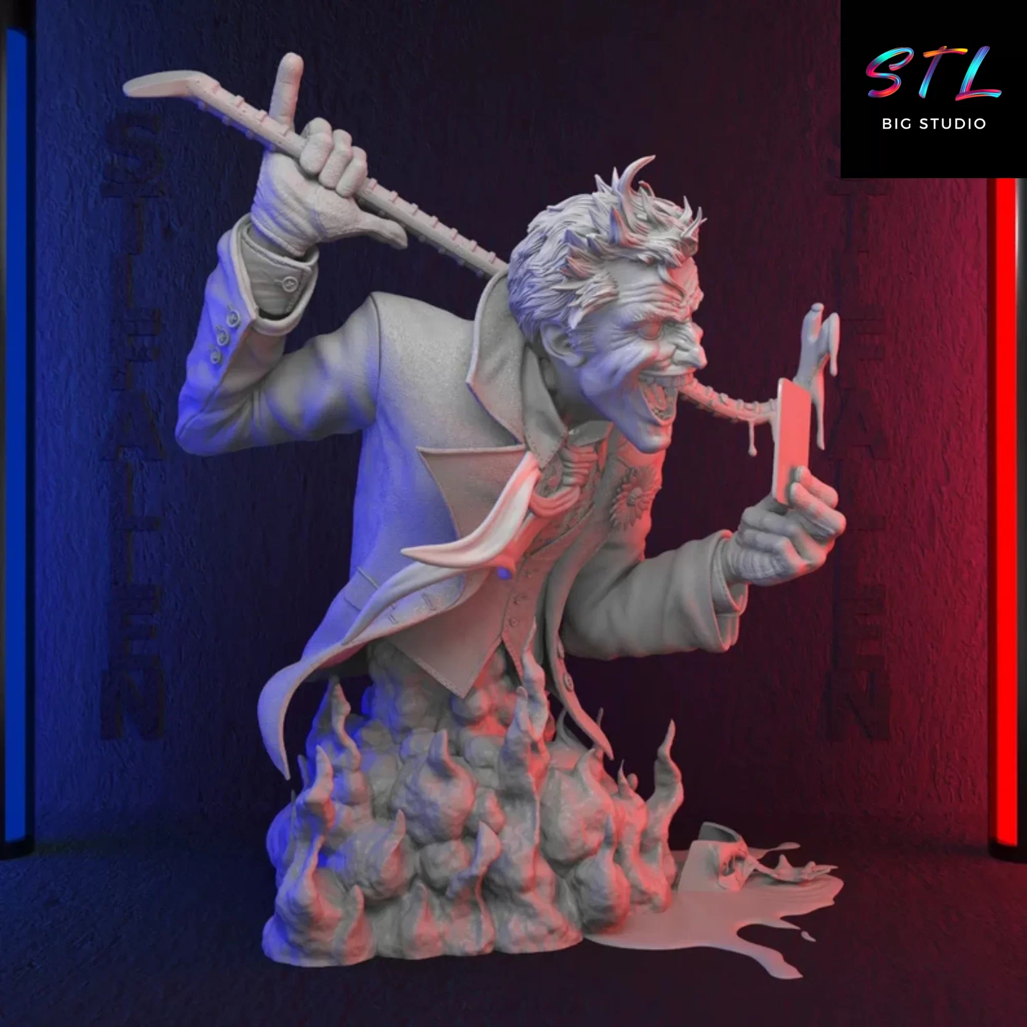 joker stl batman dc comics 3d figure joker stl batman dc comics 3d figure