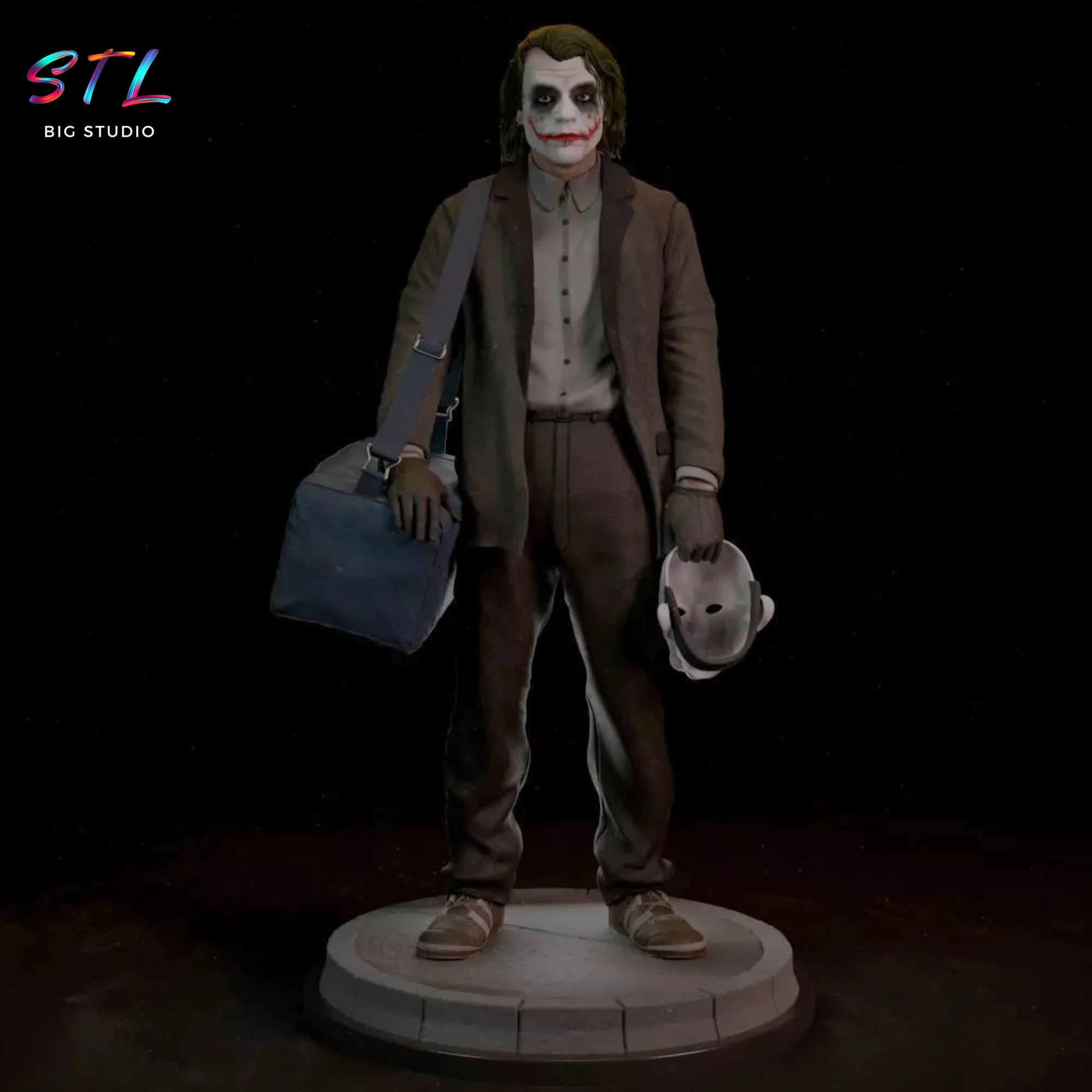 joker stl heath ledger impresion 3d