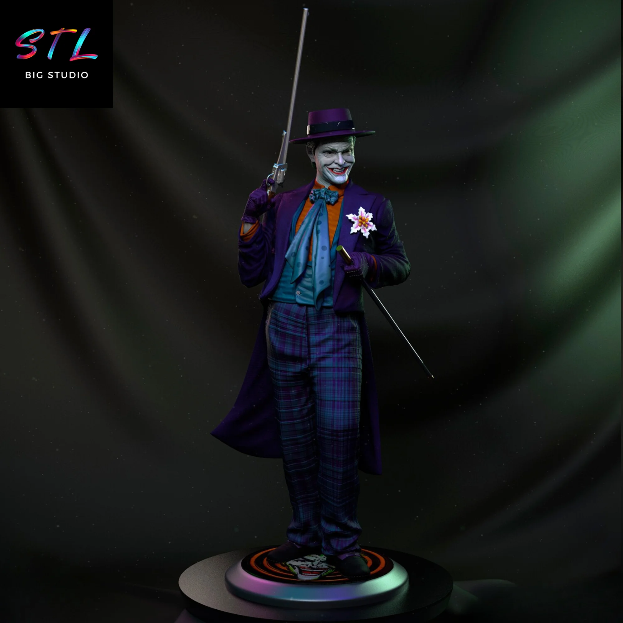 joker stl impresion 3d jack nicholson