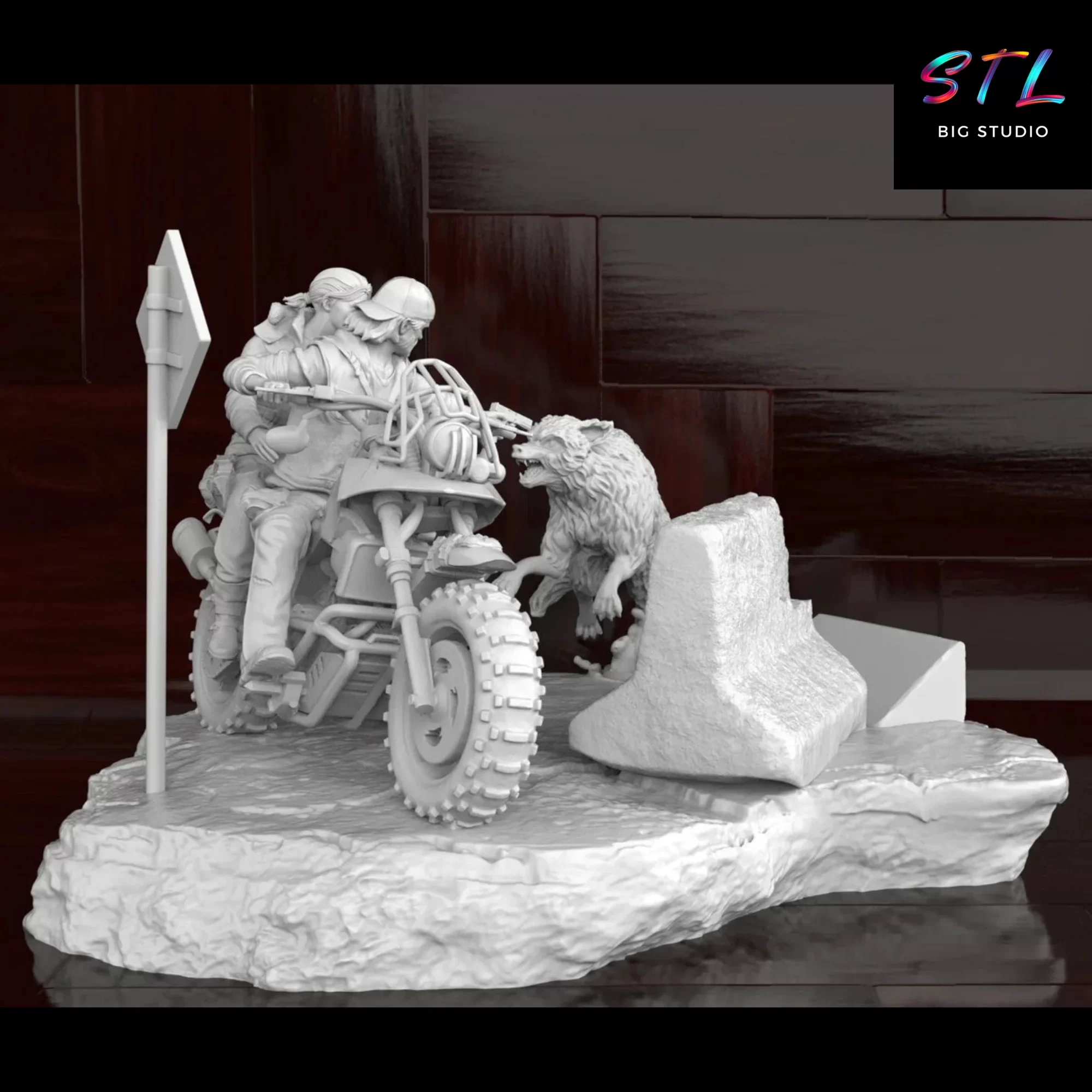 juegos stl days gone diorama impreison 3d figuras juegos stl days gone diorama impreison 3d figuras