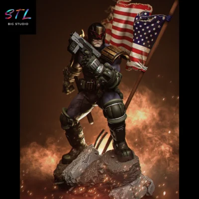 juez dredd stl impresion 3d