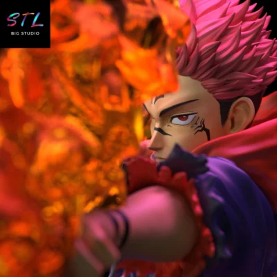 jujutsu kaisen stl ryomen sukuna impresion 3d