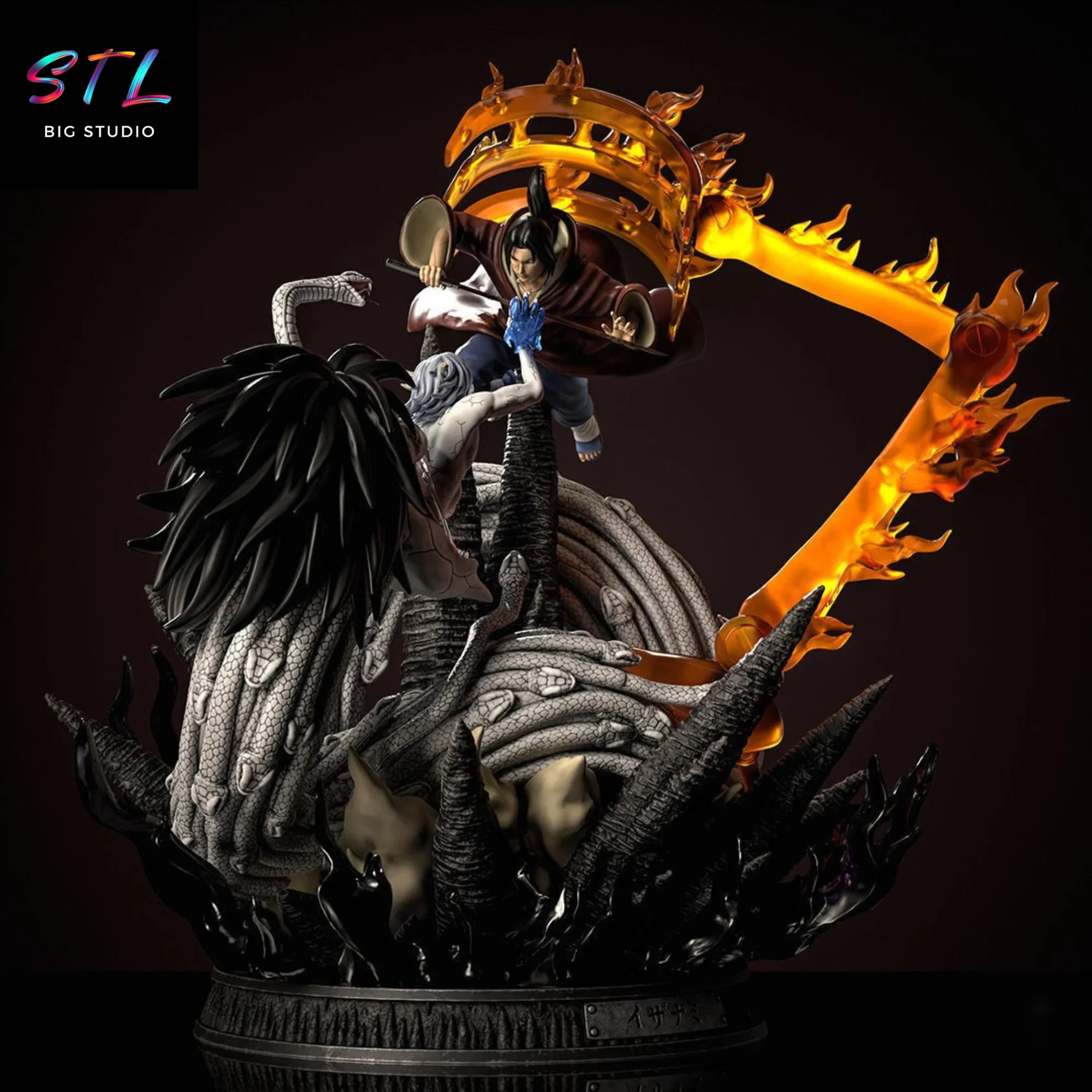 kabuto vs itachi stl naruto impresion 3d kabuto vs itachi stl naruto impresion 3d