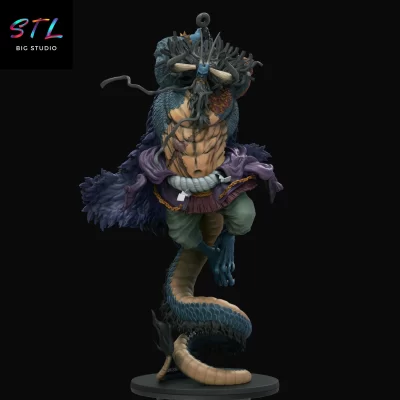 kaido stl one piece impresion 3d