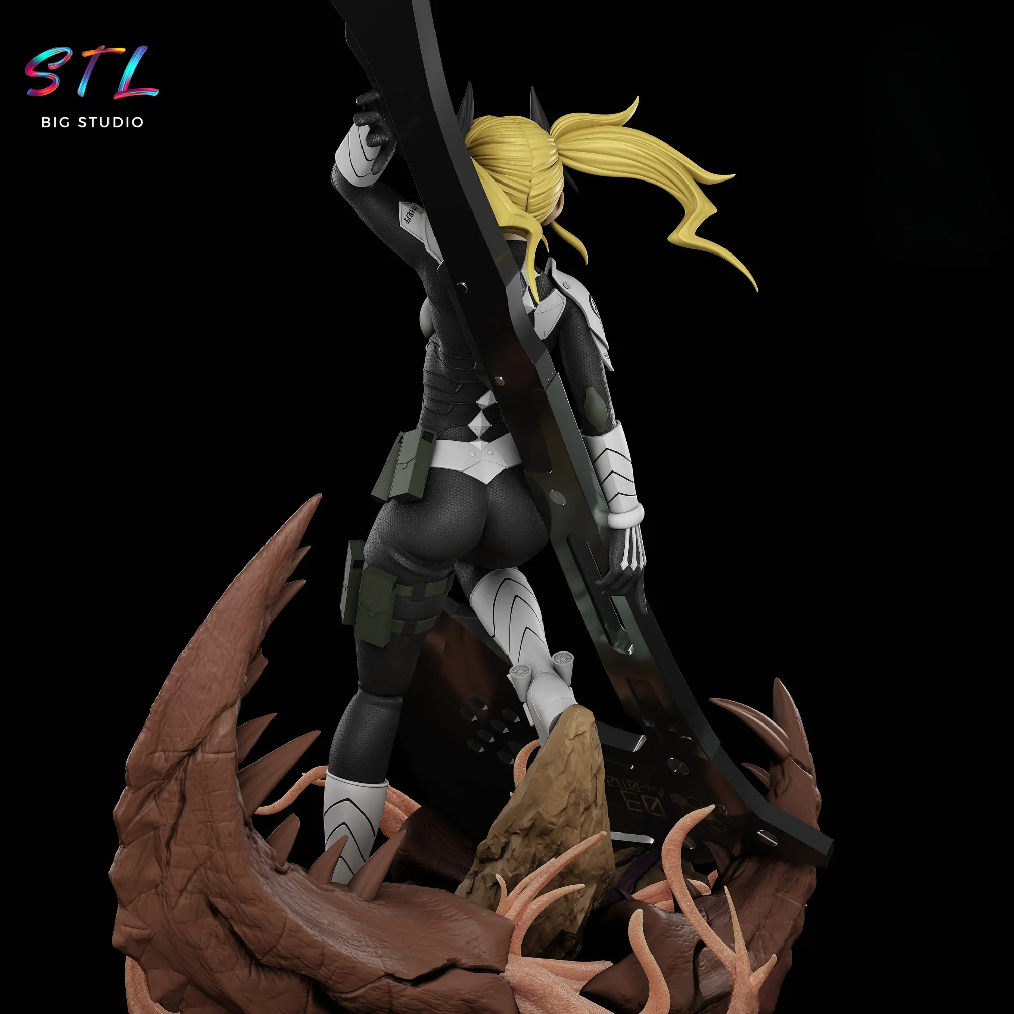 kaiju n8 stl kikoru shinomiya figura impresion 3d kaiju n8 stl kikoru shinomiya figura impresion 3d