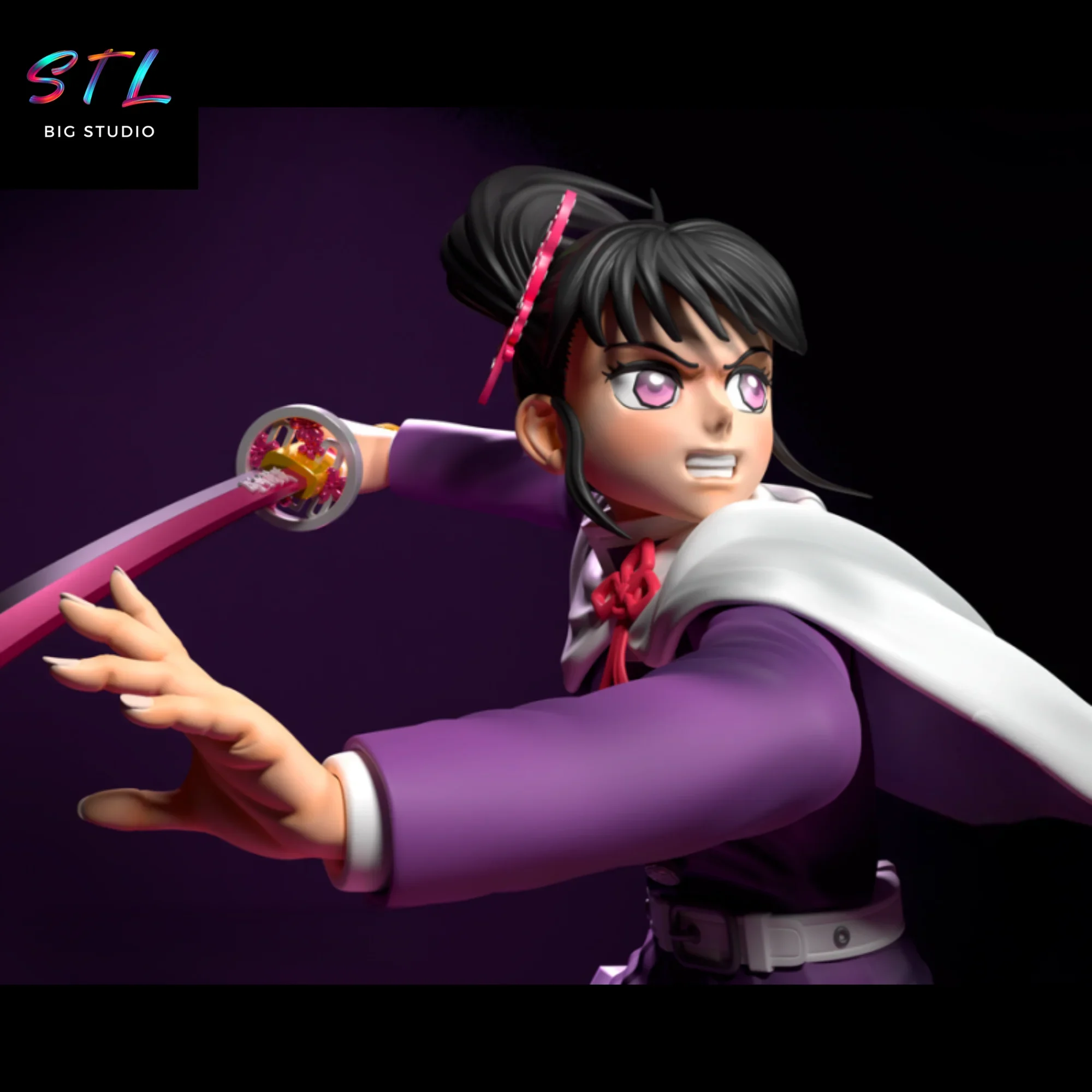 kanao stl kimetsu no yaiba impresion 3d figura kanao stl kimetsu no yaiba impresion 3d figura