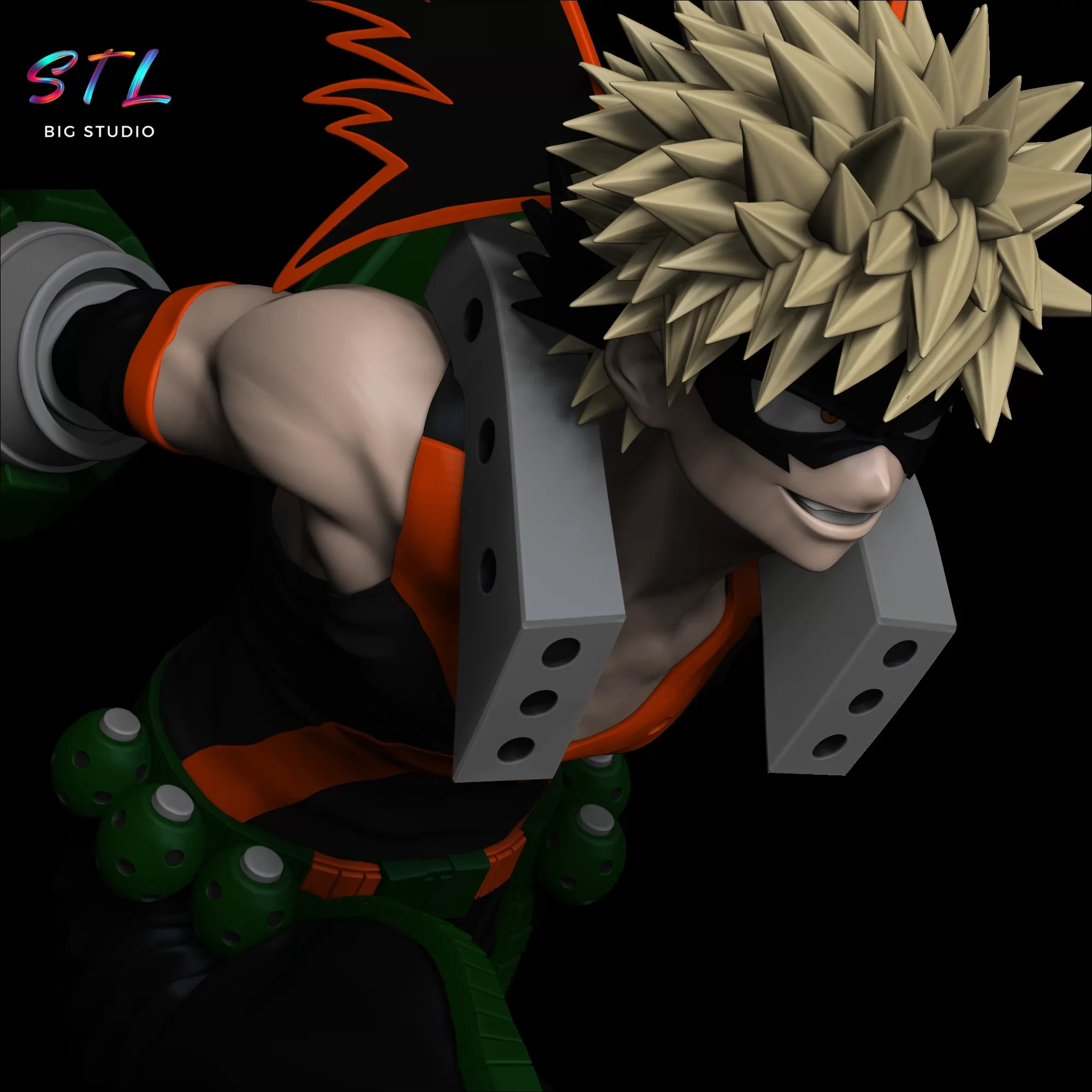 katsuki bakugo stl imprimir 3d my hero academia katsuki bakugo stl imprimir 3d my hero academia