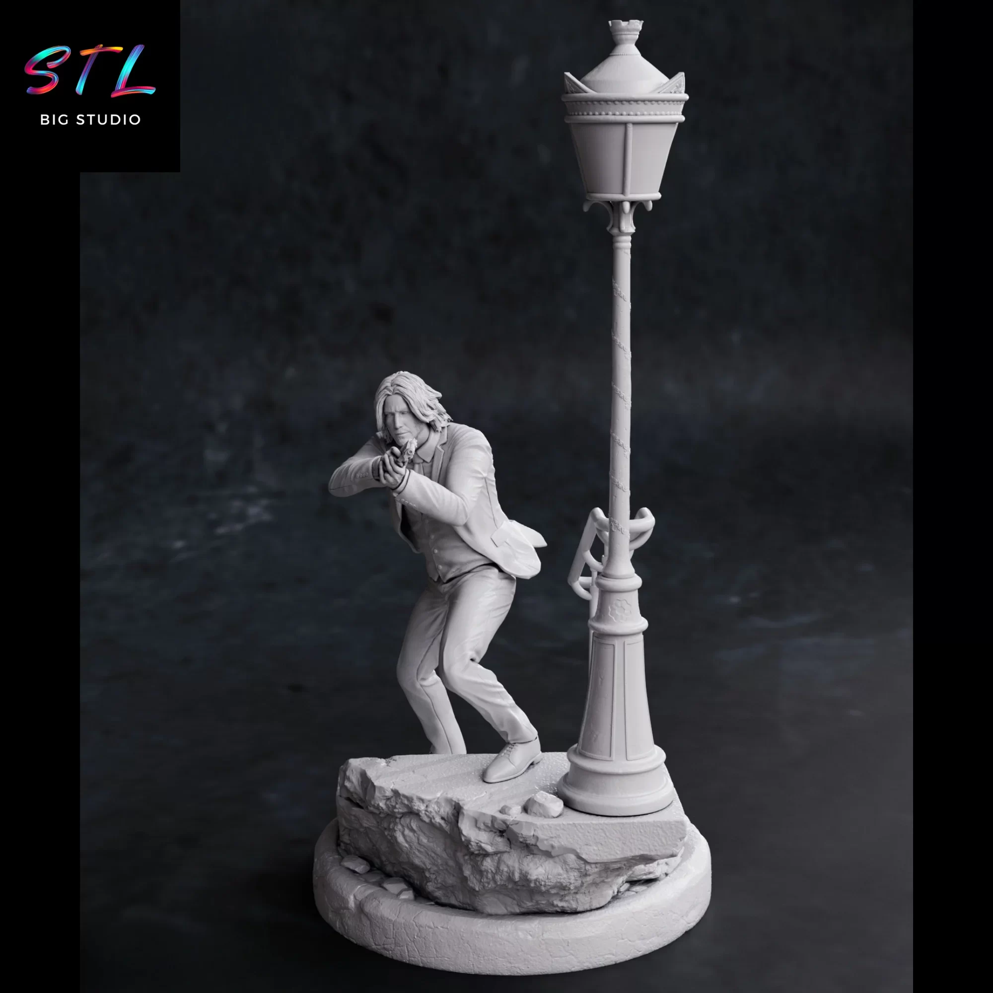 keanu reeves stl john wick impresion 3d keanu reeves stl john wick impresion 3d