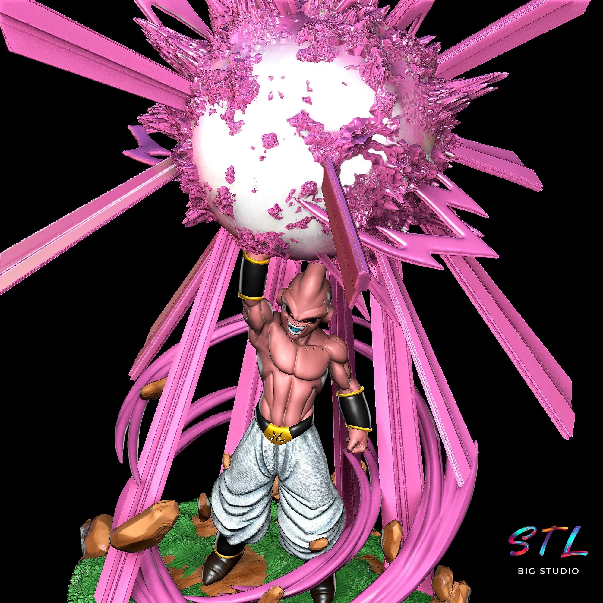 kid buu stl dragon ball impresion 3d kid buu stl dragon ball impresion 3d