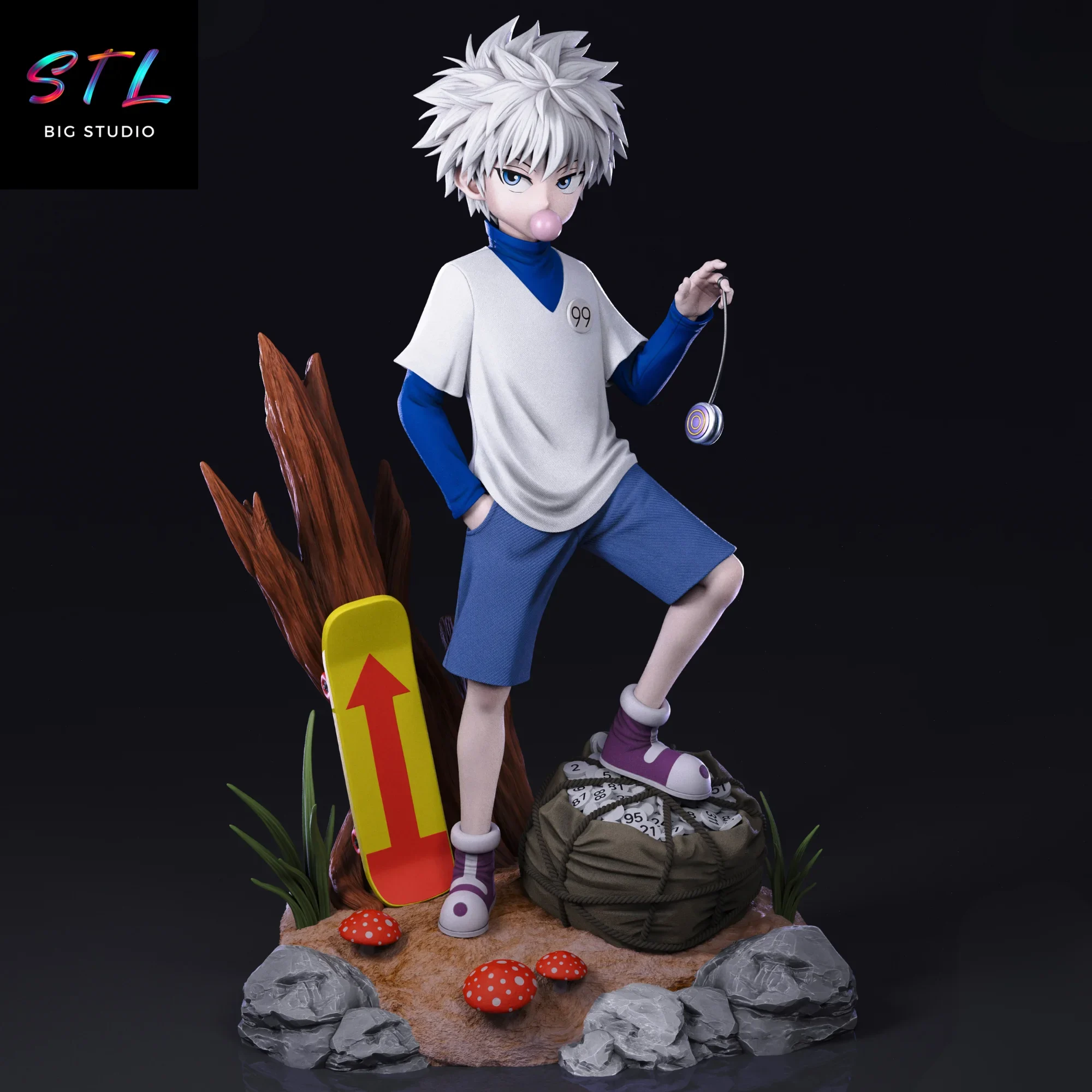 killua zoldyck stl hunter x hunter impresion 3d killua zoldyck stl hunter x hunter impresion 3d