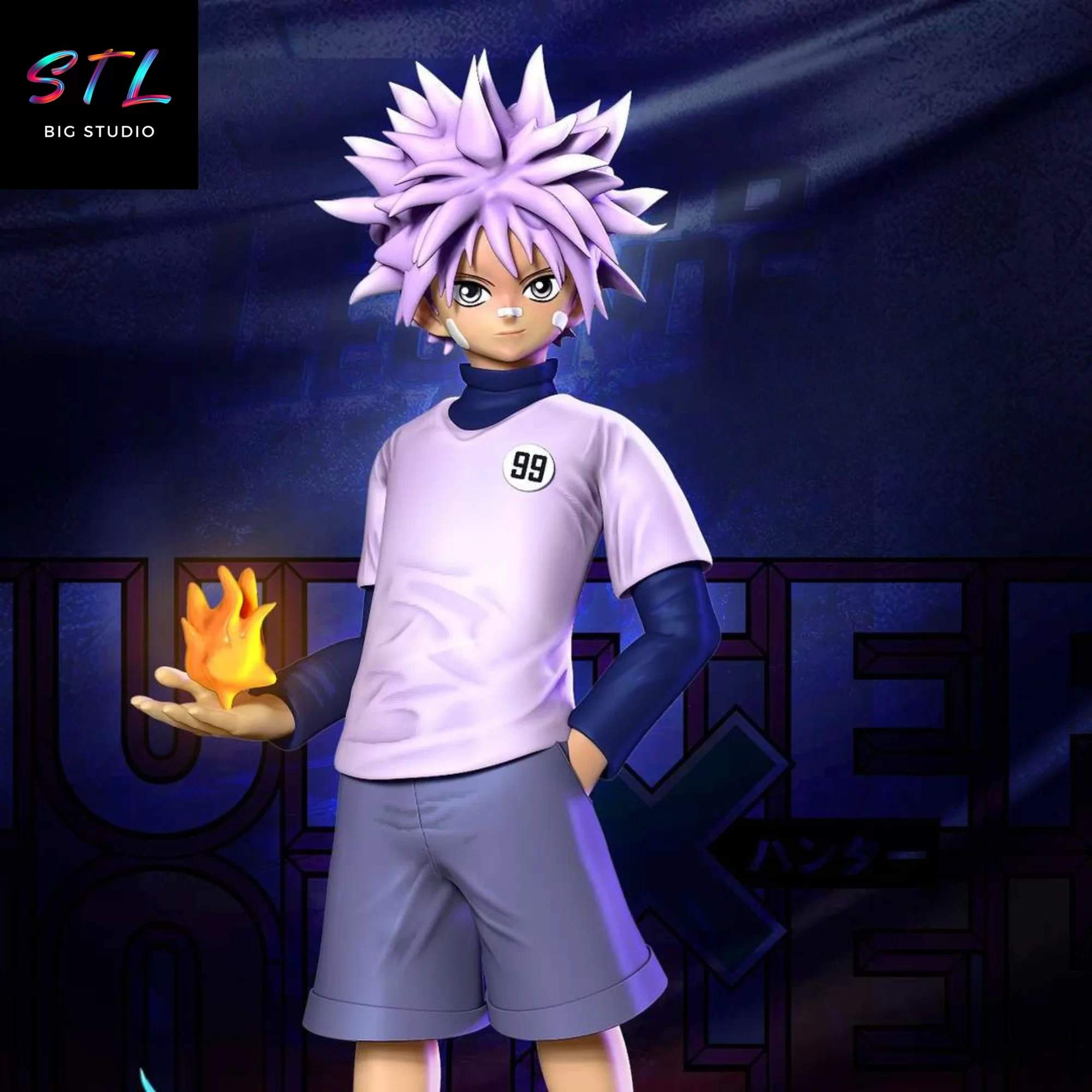 killua zoldyck stl hunter x hunter impresion 3d killua zoldyck stl hunter x hunter impresion 3d