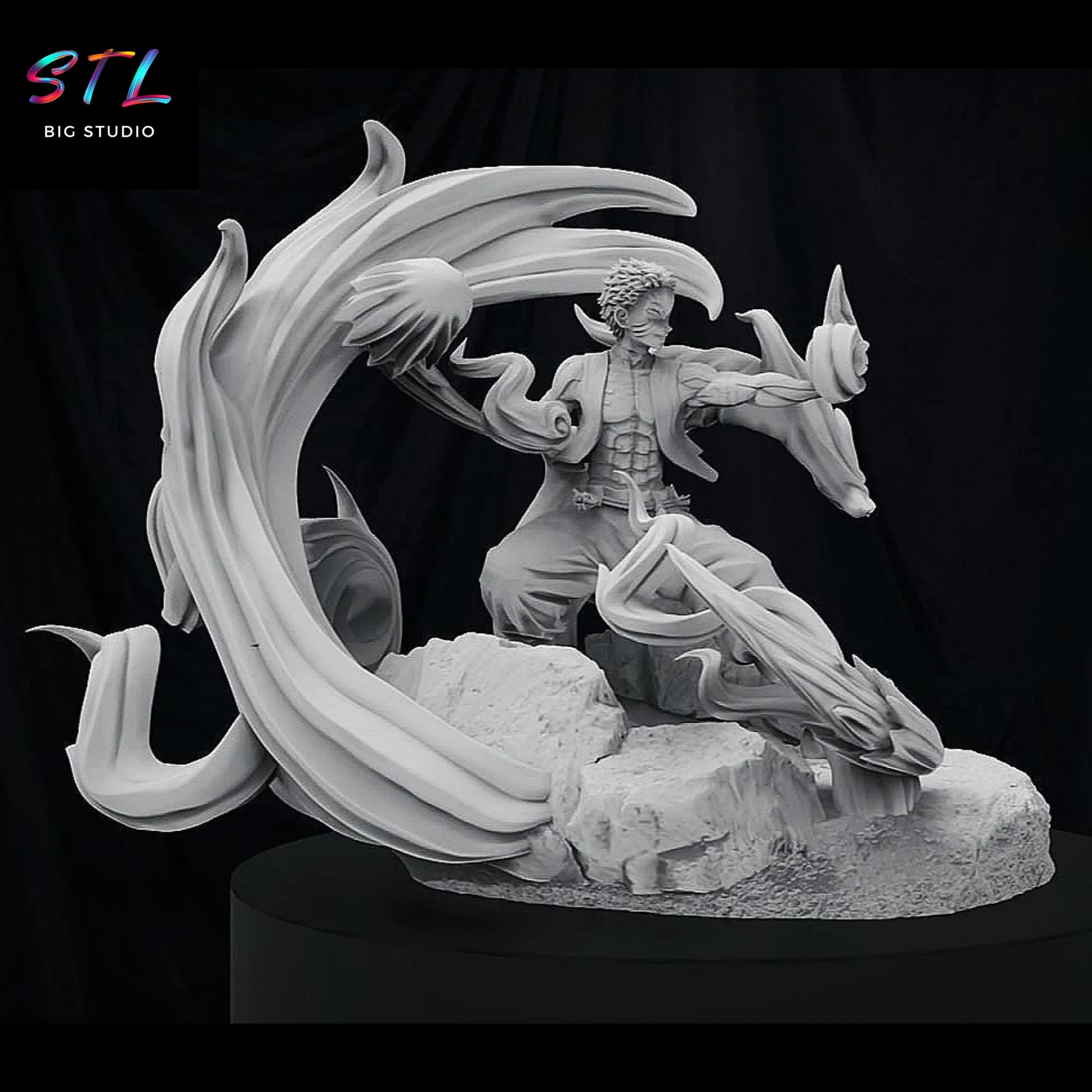 kimetsu no yaiba stl akaza para impresion 3d kimetsu no yaiba stl akaza para impresion 3d