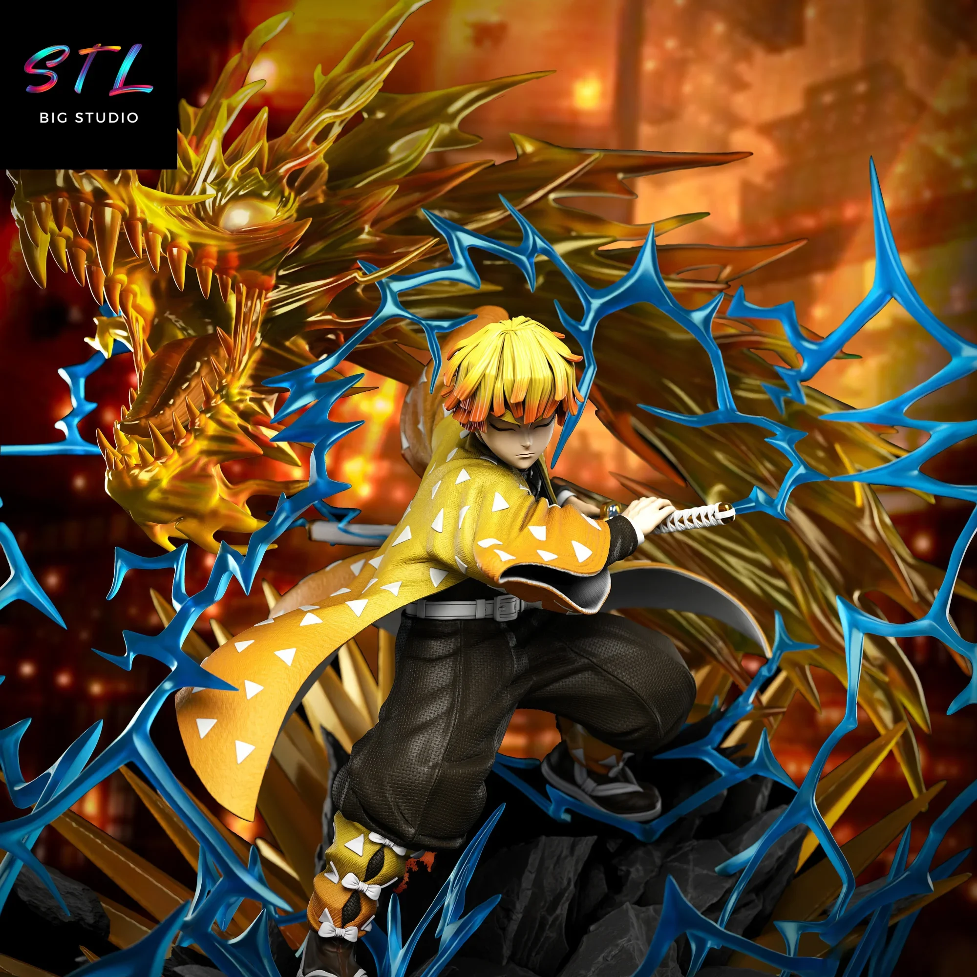 kimetsu no yaiba stl zenitsu agatsuma para impresion 3d kimetsu no yaiba stl zenitsu agatsuma para impresion 3d