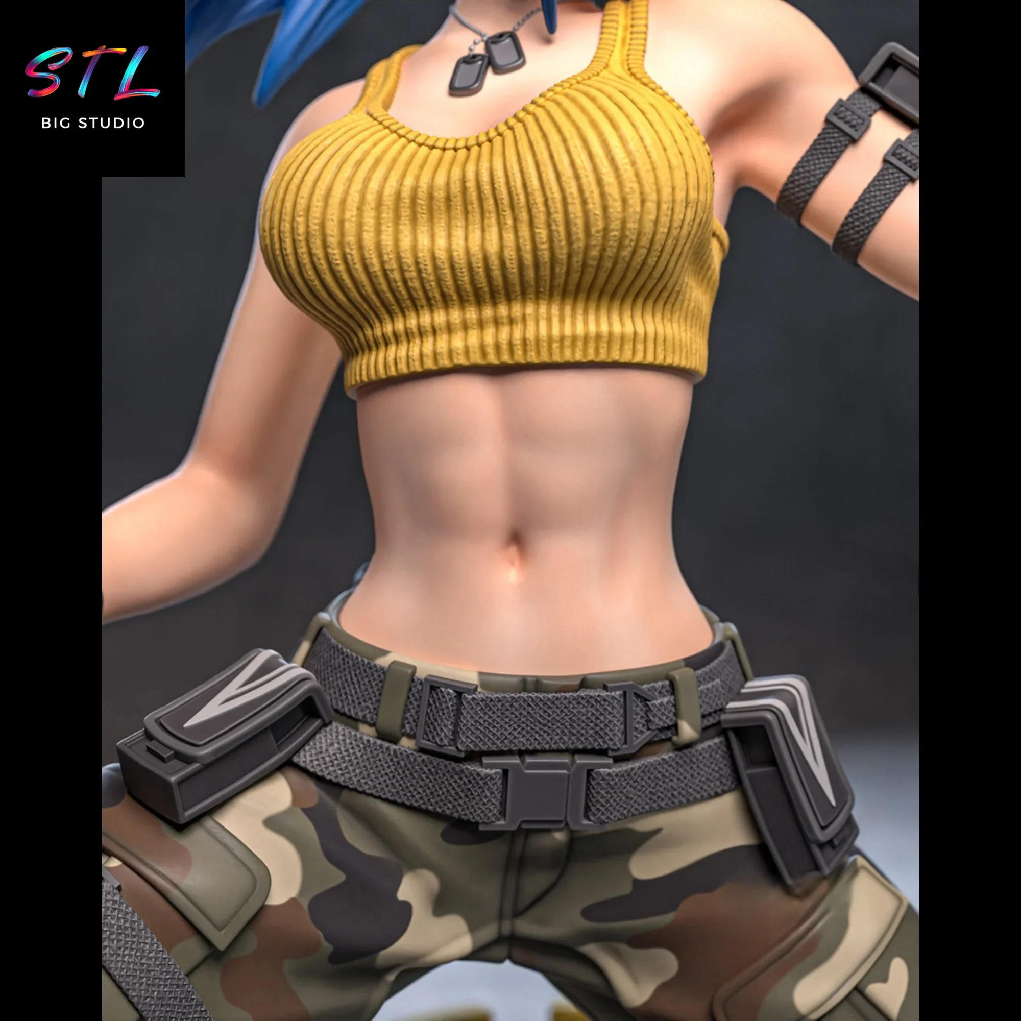 king of fighters stl leona heidern impresion 3d king of fighters stl leona heidern impresion 3d