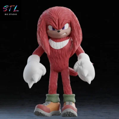 knuckles stl sonic the hedgehod impresion 3d