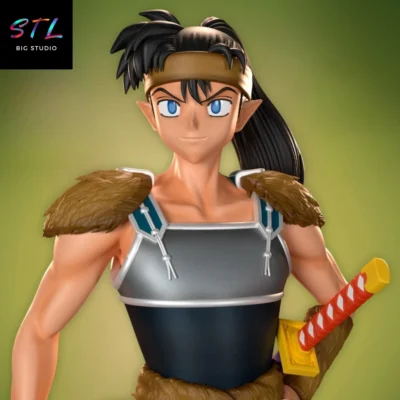 koga inuyasha stl impresion 3d anime
