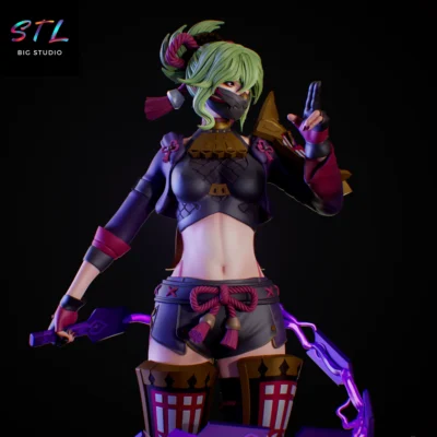 kuki shinobu stl genshin impact impresion 3d