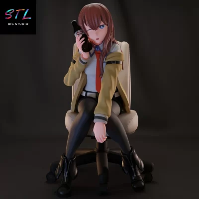 kurisu makise stl steins gate impresion 3d